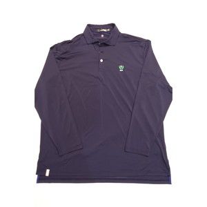 Men's Ralph Lauren Golf Long Sleeve Proformance Shirt Dark Blue Adult Size XL